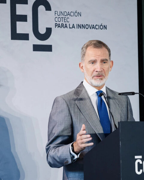 Felipe VI, su majestad el rey, fundación cotec, cotec, cristina garmendia, josé maría álvarez-pallete, José Ignacio Goirigolzarri, Francisco de la Torre, sonsoles moralejo, innovación, gala anual