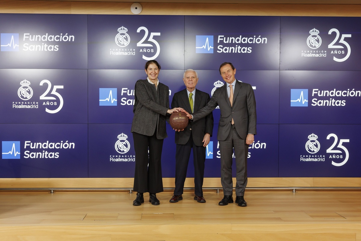 Sanitas, Real Madrid, Fundación Sanitas, Fundación Real Madrid, deporte inclusivo, fútbol, baloncesto, Emilio Butragueño