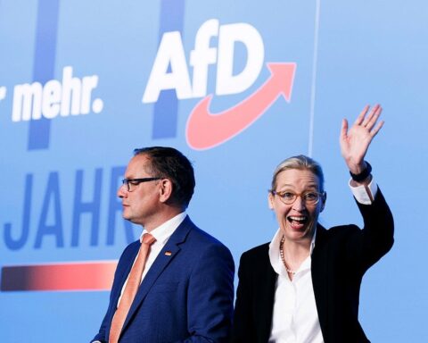 Vicepresidenta de Alternativa para Alemania (AfD) Alice Weidel