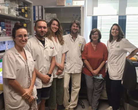 El grupo que estudia el Parkinson en la Universidad de Barcelona. Foto: Universidad de Barcelona