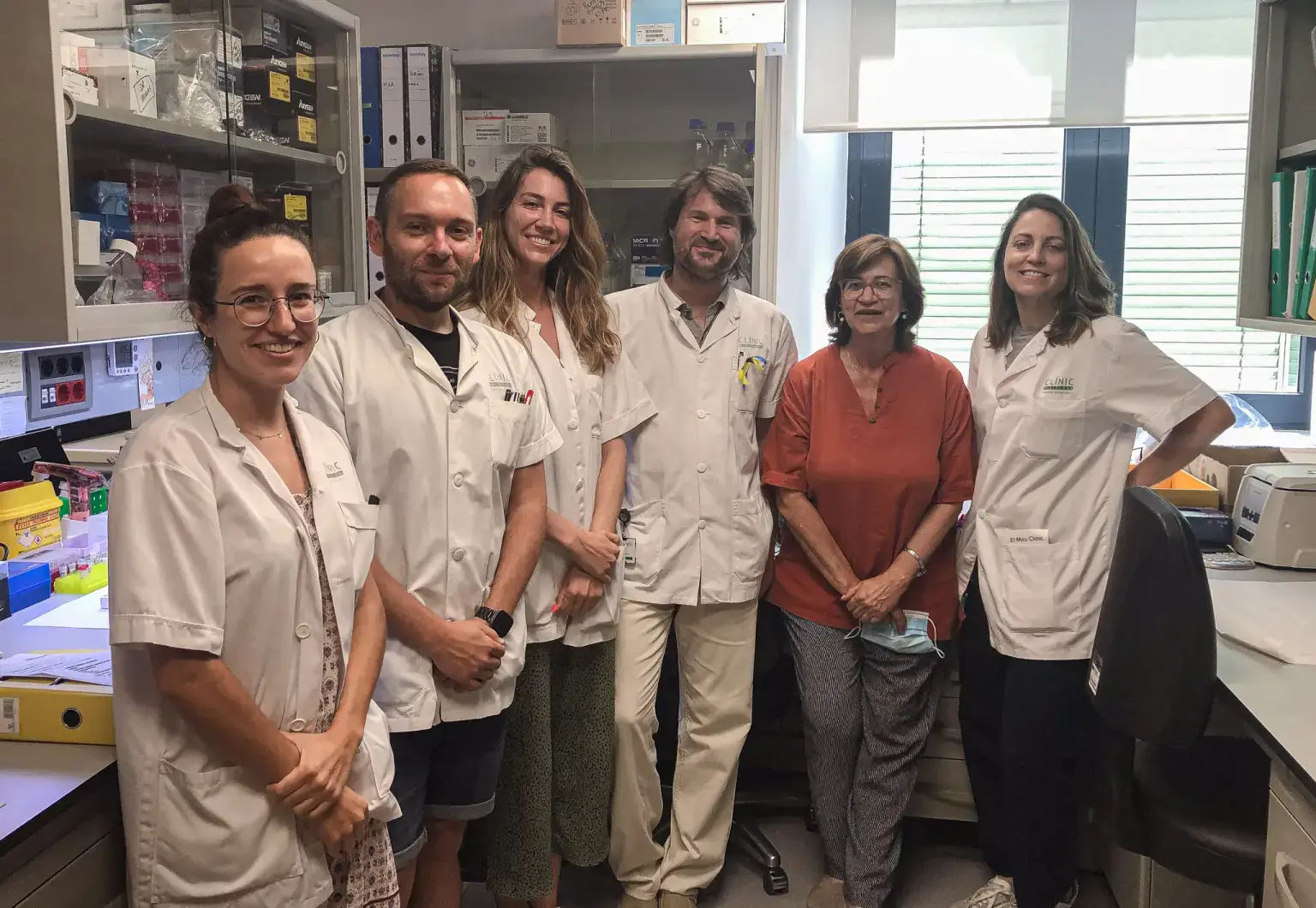 El grupo que estudia el Parkinson en la Universidad de Barcelona. Foto: Universidad de Barcelona