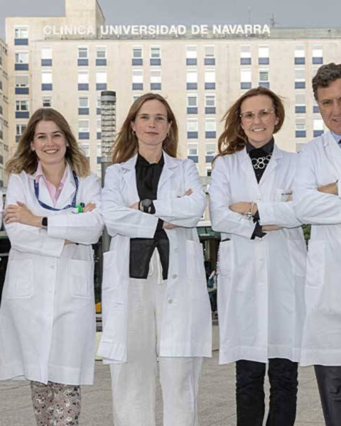 Equipo de la Cancer Center Clínica Universidad de Navarra. Foto: Clínica de la Universidad de Navarra.