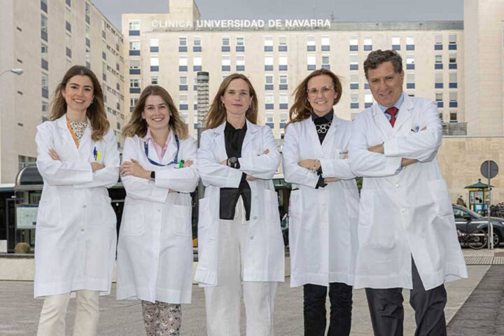 Equipo de la Cancer Center Clínica Universidad de Navarra. Foto: Clínica de la Universidad de Navarra.