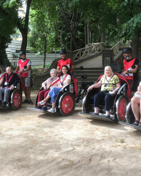 Un paseo organizado por la filial "En Bici Sin Edad" de Albacete. Foto: prensa.