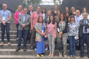 El equipo investigador que ha desarrollado el proyecto sobre la diera mediterr&aacute;nea y la salud en preescolares. Foto: prensa URV.