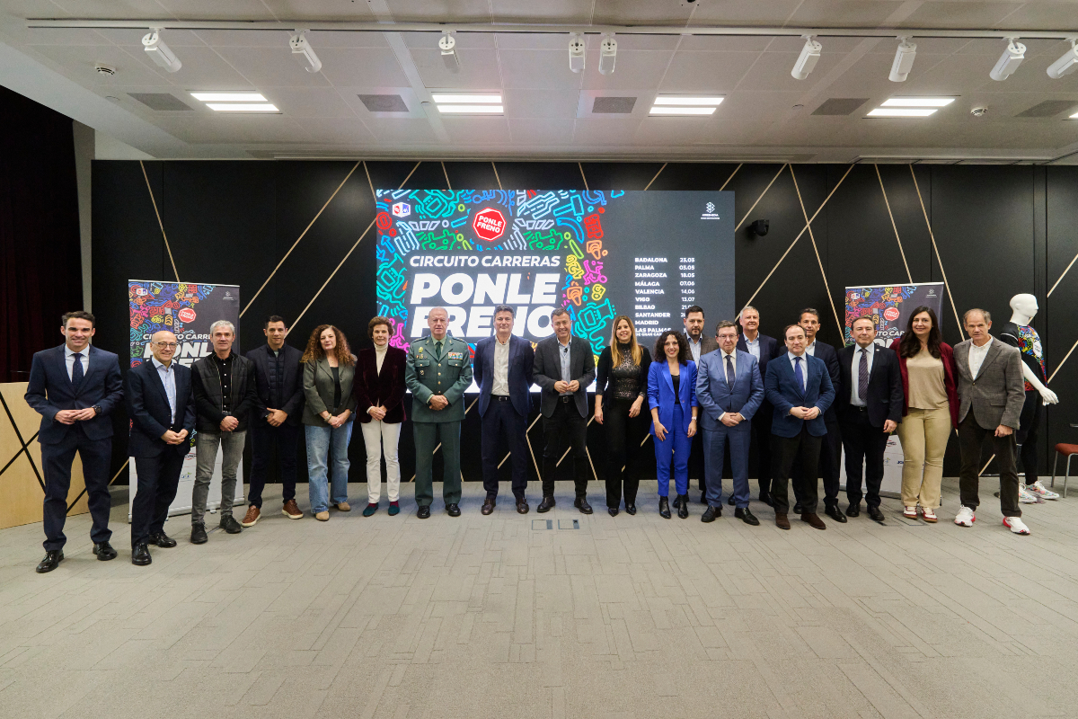 Presentación del circuito de carreras PONLE FRENO 2025. Foto: prensa Atresmedia.