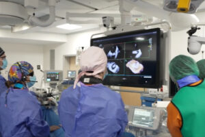 El quirófano del Hospital Ramón y Cajal donde se utilizan ecografías 4D para las cirugías cardíacas. Foto: prensa.