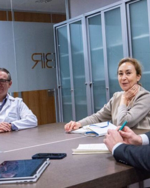 Los científicos del CIBIR que participan de la investogación sobre el desarrollo de diabetes en personas con obesidad. Foto: CIBIR.
