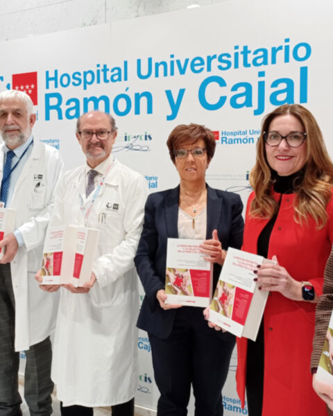 La presentación del libro sobre medicina preventiva y salud pública del Hospital Ramón y Cajal. Foto: prensa Hospital Ramón y Cajal.