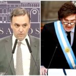 Manuel Adorni- Portavoz del Gobierno. Javier Milei, Presidente de la República Argentina