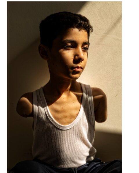 Mahmoud Ajjour, de nueve años ©Samar Abu Elouf, para The New York Times