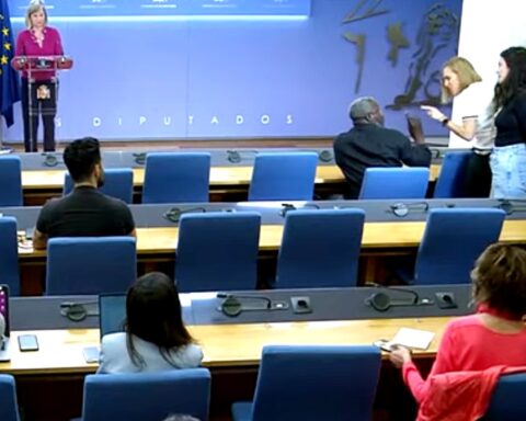 Activistas políticos en el Congreso