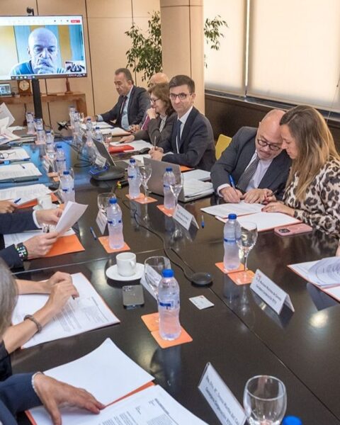 El Consejo de Administración de RTVE que ha logrado superávit en el primer cuatrimestre. Foto: RTVE.