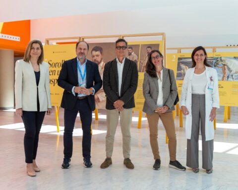 El acto de entrega de la ayuda de la Fundación Canal a la Fundación Cultura en Vena. Foto: prensa Fundación Canal.