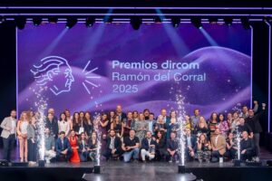 El fin de la gala de entrega de los Premios Dircom Ramón del Corral, con todos los ganadores. Foto prensa.