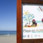 Una imagen de la campaña de Nofumadores contra el humo y el tabaco en las playas. Foto: prensa.