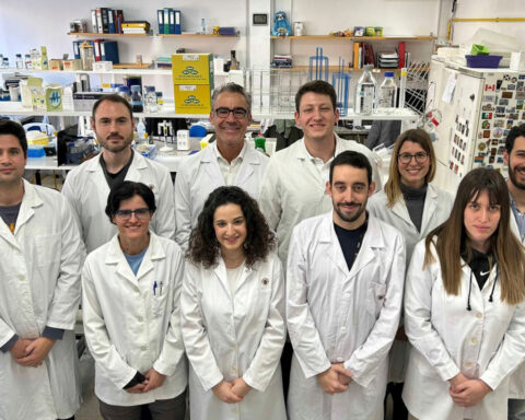 El equipo de científicos que ha descubierto el gen que genera superbacterias. Foto: prensa UCM.