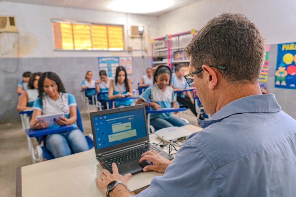 Escuela Antônio Fontes Freitas. Sergipe en Brasil, una de las que participa del programa de la Fundación ProFuturo que cumple nueve años. © Thiago Aragão. ProFuturo