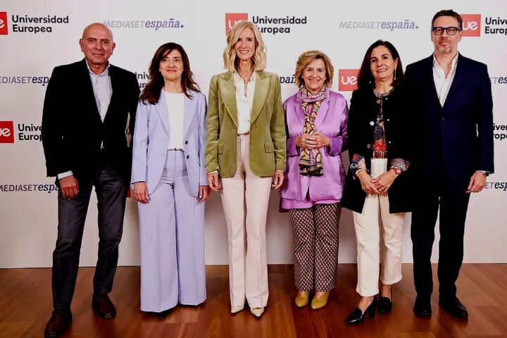 Directivos de Mediaset y de la Universidad Europea
