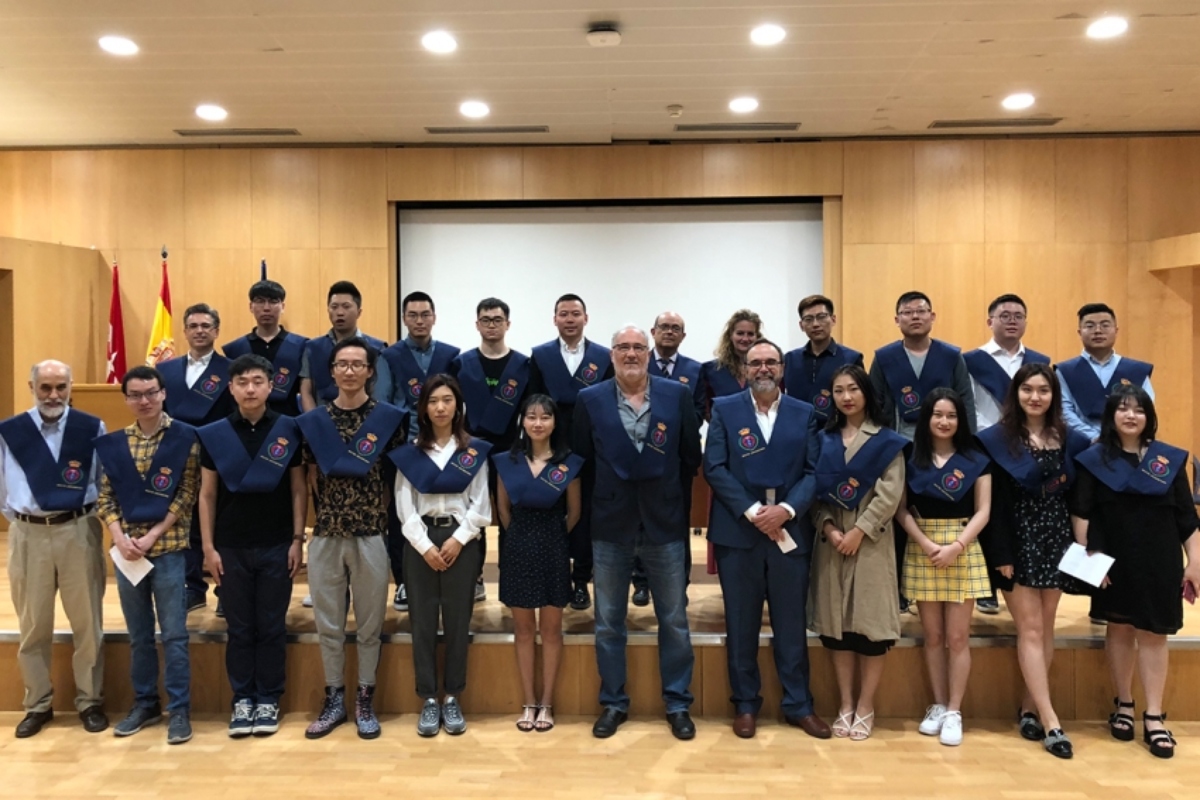 La presentación de la URJC de una nueva edición de su máster en comunicación intercultural entre China y Europa. Foto: prensa.
