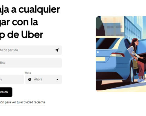 La aplicación de Uber también permite reservar pasajes de trenes. Foto: prensa.