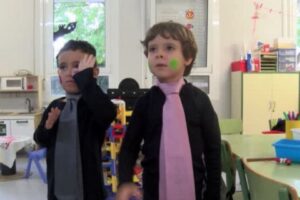 El CEIP Virgen de la Soledad de Huesca ha sido premiado en el Concurso de Cuentos Solidarios 'Un Juguete, Una Ilusión' en 2024. Foto: RTVE.