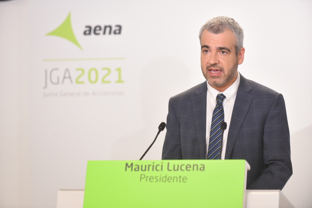 Maurici Lucena, presidente de Aena. Foto: prensa.