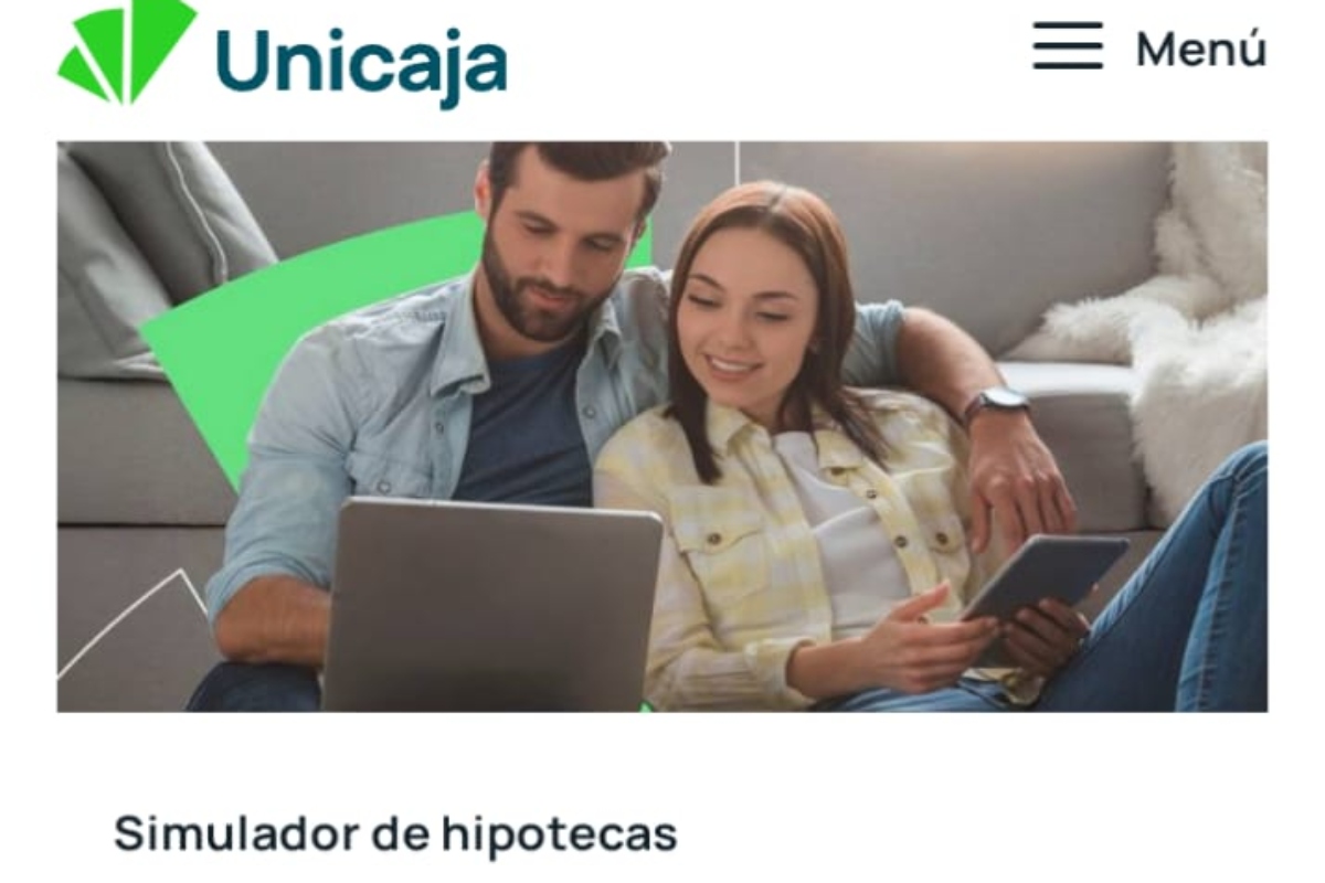 La plataforma hipotecaria digital de Unicaja cuenta con un simulador de hipotecas.