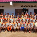 Algunos de los beneficiarios de los programas de ayuda a la infancia en Madagascar de la Fundación Agua de Coco.