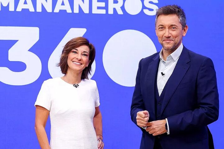 Mañaneros 360. Adela Gonzalez y Javier Ruiz.TVE