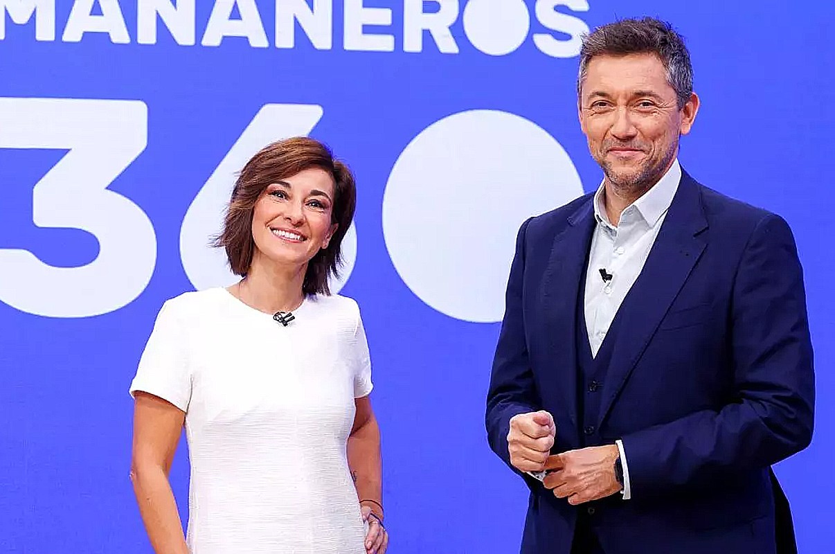 Mañaneros 360. Adela Gonzalez y Javier Ruiz.TVE