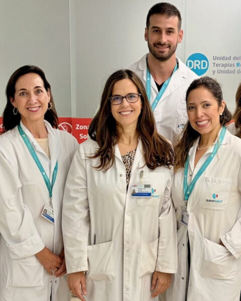 El equipo médico de la nueva Unidad del Dolor y Medicina Deportiva de la Fundación Jiménez Díaz del Grupo Quirónsalud.