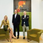 Silvia Alsina, presidenta y CEO de Roman, Andy Hazell y Roberto Santos,  accionistas y directores generales de Dédalo.