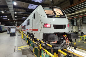 El primer tren Talgo 230 que recibió la aceptación formal de la operadora alemana Deutsche Bahn. Foto: prensa Talgo.