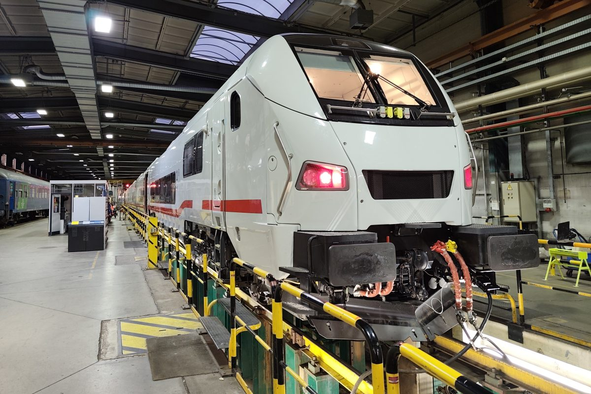 El primer tren Talgo 230 que recibió la aceptación formal de la operadora alemana Deutsche Bahn. Foto: prensa Talgo.