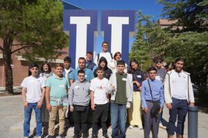 Alumnos del Programa Unidiversidad de integración universitaria que la UFV organiza con la Fundación ONCE para el curso 25/26.