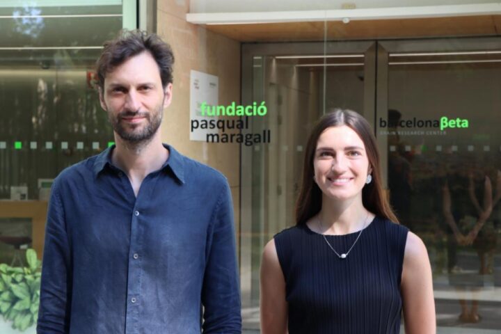 El estudio ha sido dirigido por la Dra. Laura Stankeviciute, primera autora de la investigación y el Dr. Oriol Grau, líder del Grupo de Investigación Clínica y en Factores de Riesgo por Enfermedades Neurodegenerativas del BBRC.© BBRC .