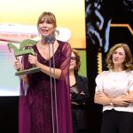Alejandra Herranz de RTVE recibiendo el Premio Ondas a mejor comunicadora 2025