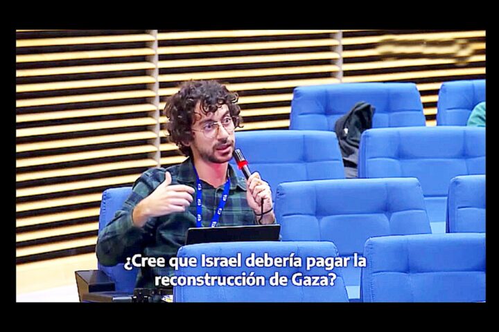 El periodista italiano Gabriele Nunziati