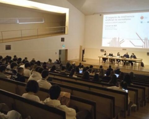 Una de las jornadas sobre uso de la IA en los medios que organizó el Colegio de Periodistas de Galicia.