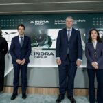 La Junta General Extraordinaria de Accionistas de Indra Group, para evaluar la compra de Hispasat se ha celebrado en la sede de la compañía en Alcobendas.