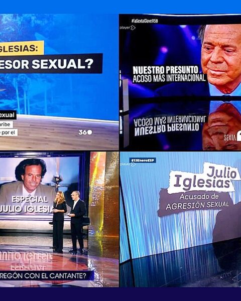 Impacto del caso Julio Iglesias en las audiencias de TV
