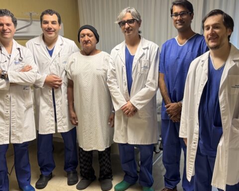El equipo de cirugía torácica del Hospital Ruber Internacional.