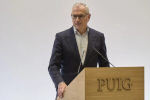 Marc Puig, CEO de Puig, durante la presentación de resultados de 2025.