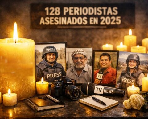 Periodistas asesinados 2025 según FIP