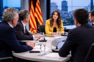 Presencia de mujeres en información política en Cataluña
