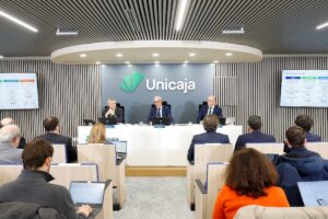 La rueda de prensa de presentación de resultados del cuarto trimestre de 2025 de Unicaja.