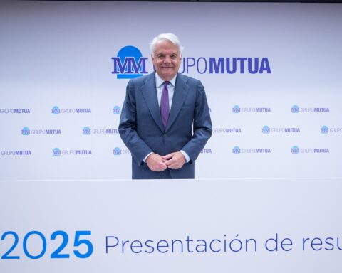 Ignacio Garralda, presidente del Grupo Mutua, en la presentación de resultados financieros de 2025.