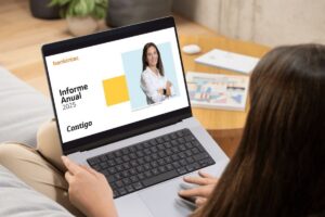 El agente de Bankinter utiliza inteligencia artificial generativa para responder preguntas sobre el Informe Anual 2025