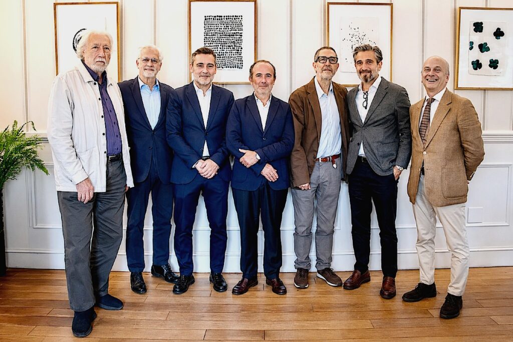 Agustín Medina, Francisco José González, Alberto Ortega, David Calvo, Fernando Herrero, Óscar López de Murillas y Juan Ramón Plana